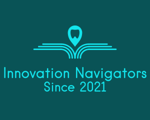 Blue Dental Navigation  logo design