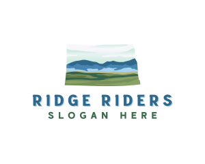 North Dakota Outdoor Landscape logo design