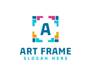 Brick Game Frame logo design