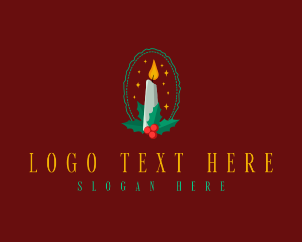 Festive logo example 1