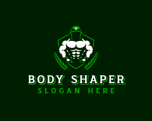 Army Soldier Gym logo design