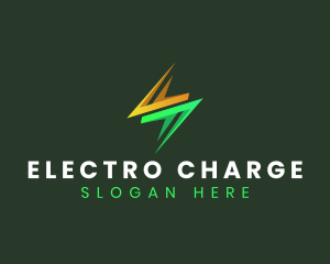 Electrical Lightning Thunder logo design