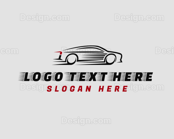 Fast Car Mechanic Vehicle Logo