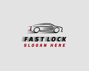 Fast Car Mechanic Vehicle logo design