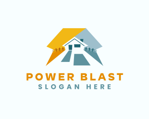 Power House Electric Bolt logo design