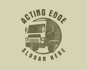 Rustic Truck Transport logo design