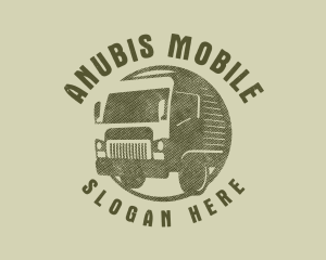 Rustic Truck Transport logo design