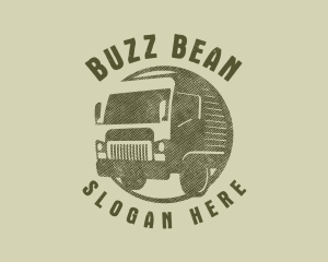 Rustic Truck Transport logo design