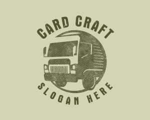 Rustic Truck Transport logo design