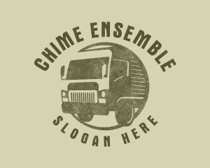 Rustic Truck Transport logo design