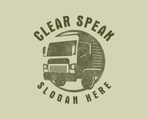 Rustic Truck Transport logo design