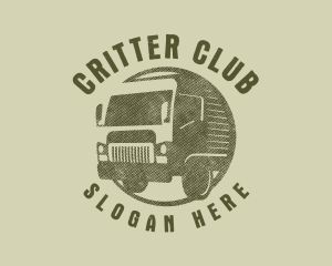 Rustic Truck Transport logo design