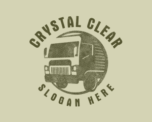 Rustic Truck Transport logo design