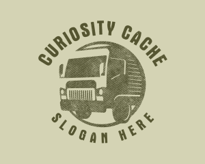 Rustic Truck Transport logo design