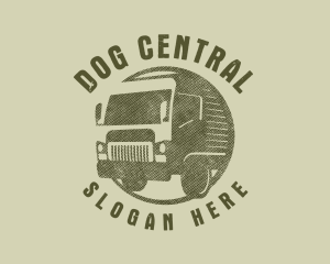 Rustic Truck Transport logo design