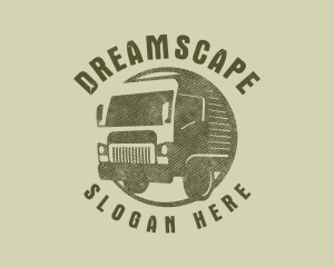 Rustic Truck Transport logo design