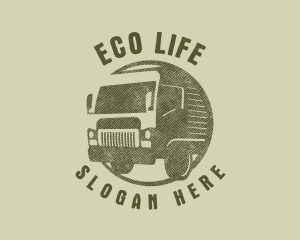 Rustic Truck Transport logo design