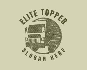 Rustic Truck Transport logo design