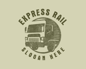 Rustic Truck Transport logo design