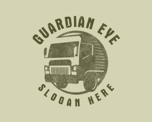 Rustic Truck Transport logo design