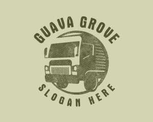 Rustic Truck Transport logo design