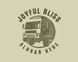 Rustic Truck Transport logo design