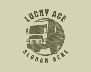 Rustic Truck Transport logo design