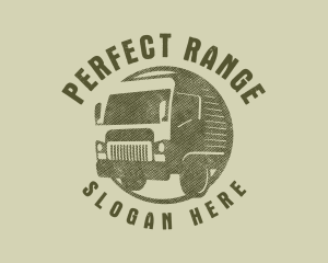 Rustic Truck Transport logo design