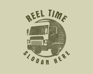 Rustic Truck Transport logo design