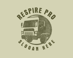 Rustic Truck Transport logo design