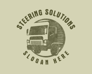 Rustic Truck Transport logo design