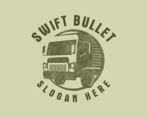 Rustic Truck Transport logo design