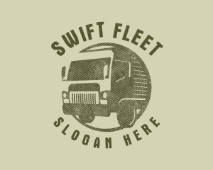 Rustic Truck Transport logo design