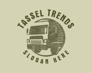 Rustic Truck Transport logo design