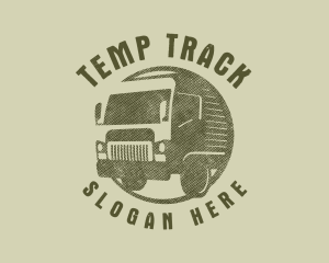 Rustic Truck Transport logo design