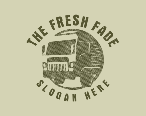 Rustic Truck Transport logo design