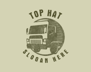 Rustic Truck Transport logo design