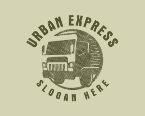 Rustic Truck Transport Logo