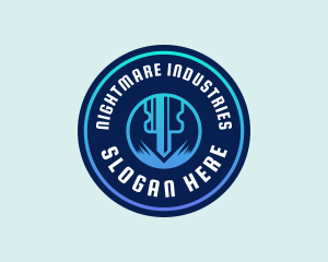 Industrial Laser Machine logo design