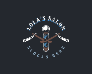 Grooming Barber Salon  logo design