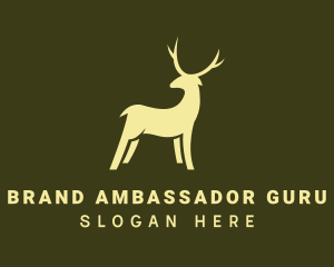 Luxury Deer Brand logo design