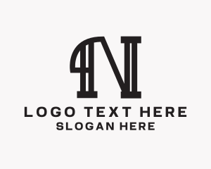 Consulting Legal Firm Letter N Logo