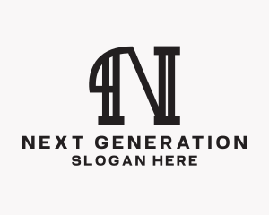 Consulting Legal Firm Letter N logo design