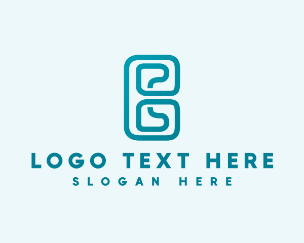 Text logo example 3