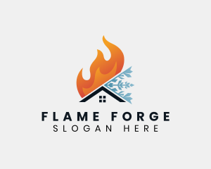 Fire Ice House logo design