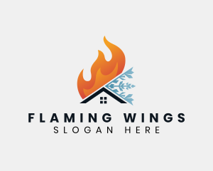 Fire Ice House logo design