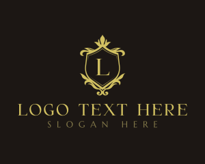 Luxury Decorative Shield logo