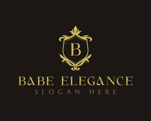 Luxury Decorative Shield logo design