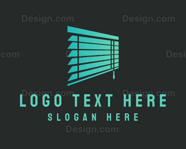 Window Blinds Home Decor Logo