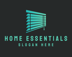 Window Blinds Home Decor logo design